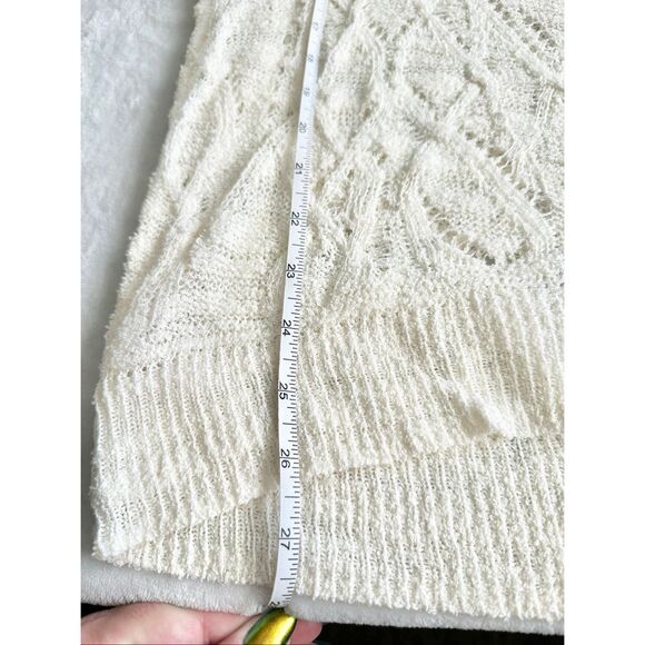 Rag n’ bone New York Kaitlyn knit cream sweater size xs - Picture 6 of 8